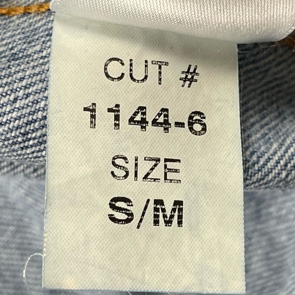 Hudson Jacket Womens Small/ Medium Blue Jeans Denim 100% Cotton Button Front - Picture 11 of 12